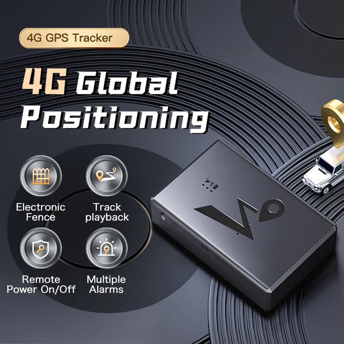 Q10 4G LTE GPS Tracker 5500mAh Battery Magnetic Real-Time BDS Vehicle Tracking Device - Black - 3