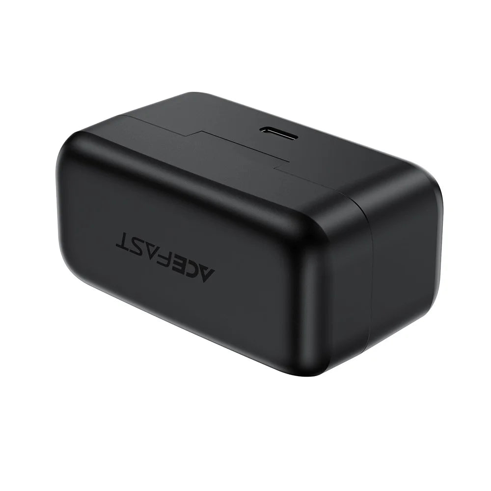ACEFAST R6 Dual Wireless Lavalier Microphone AI Noise Reduction 360° Pickup 25ms Low Latency - Balck - 4