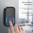 A6 Wireless Doorbell 300m Range 60 Melodies with Colorful LED Light, 1 Transmitter + 1 Receiver - White US Plug - 4