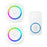 A6 300m Range 60 Melodies Plug-in Wireless Doorbell, 1 Transmitter + 2 Receivers - White US Plug - 1