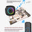A6 300m Range 60 Melodies Plug-in Wireless Doorbell, 1 Transmitter + 2 Receivers - White US Plug - 4