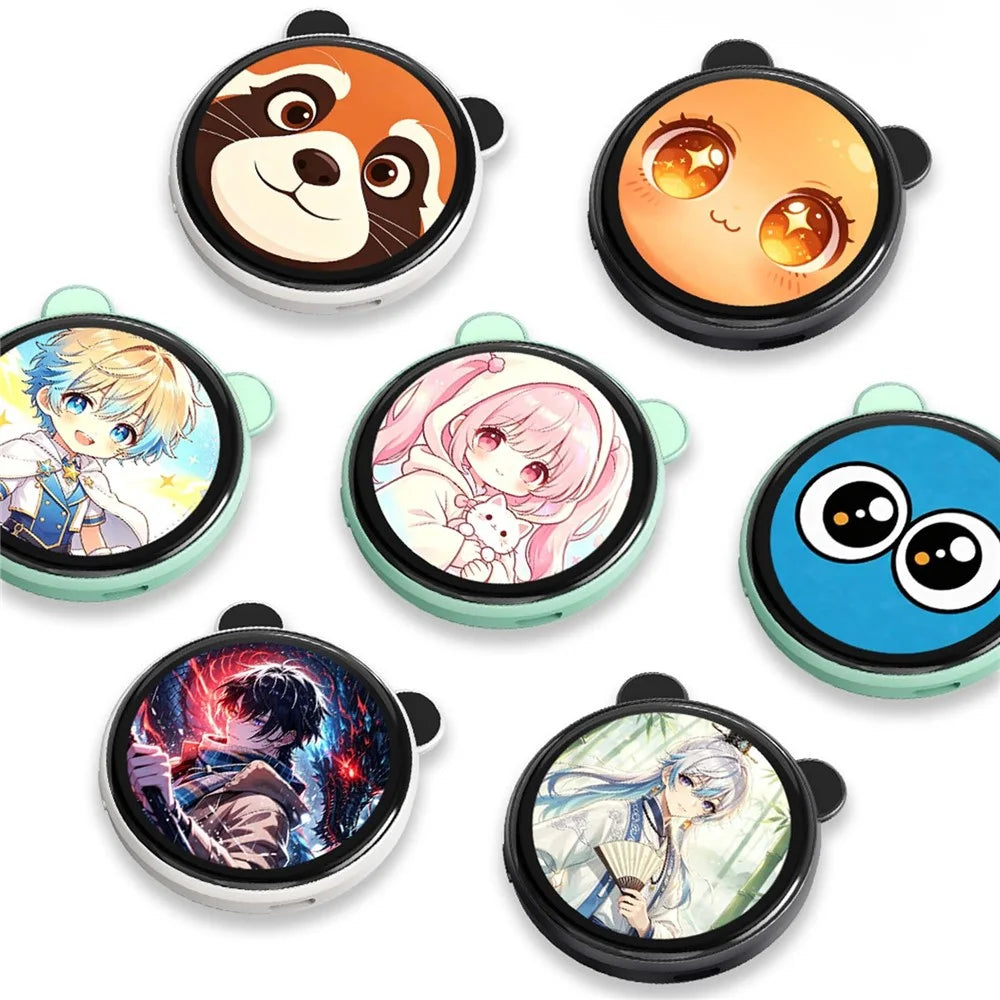BW05 Electronic Badge 1.85 Inch HD Display Custom Wallpaper Bluetooth-compatible Camera Selfie Preview - Black - 6