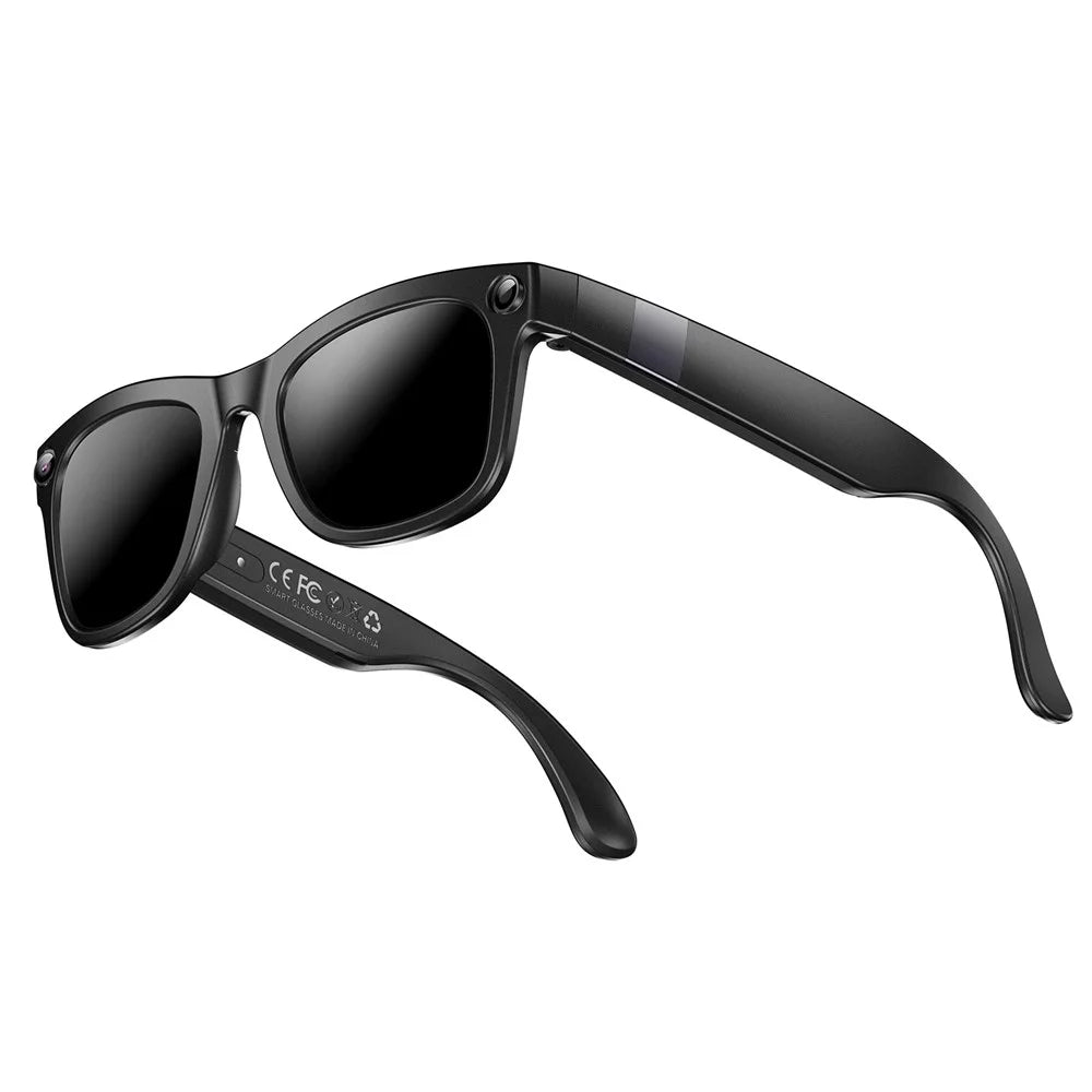GM6 Bluetooth-compatible Music Smart Glasses with 2MP Camera Video Recording AI Translation - Sunglasses - 2