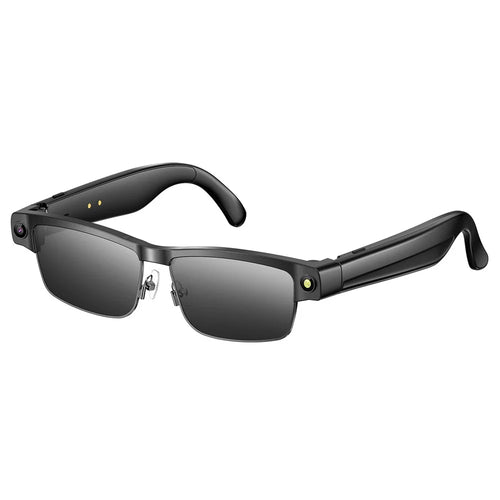 L802 8MP Camera Smart Glasses AI Real-time Translation Video Recording Bluetooth-compatible Calling (APP: Genimiro) - Sunglasses Lens - 1