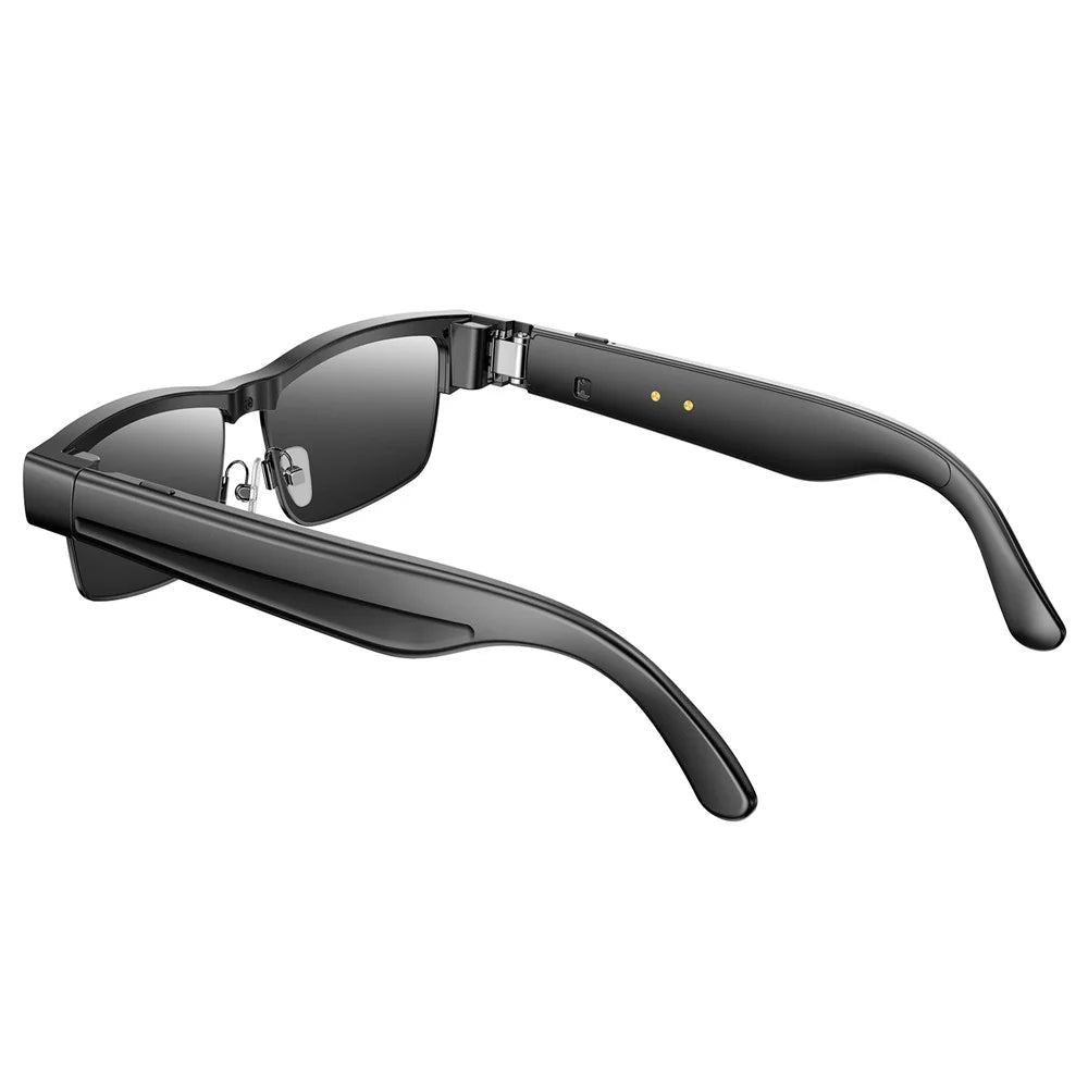 L802 8MP Camera Smart Glasses AI Real-time Translation Video Recording Bluetooth-compatible Calling (APP: Genimiro) - Sunglasses Lens - 2