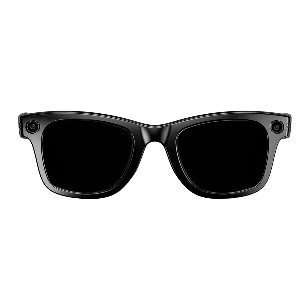 W610T Bluetooth-compatible Smart Glasses 8MP Camera AI Translation Image Stabilization - Sunglasses Lens - 1