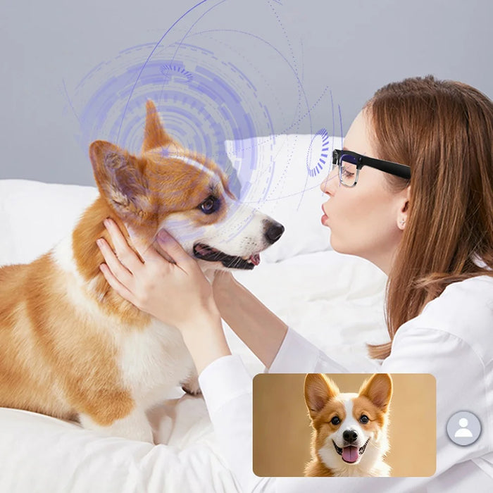 W630T Smart Glasses 8MP Camera Anti-Shake IP66 Waterproof AI Voice Wake-up Bluetooth-compatible Eyeglasses - Sunglasses Lens - 4