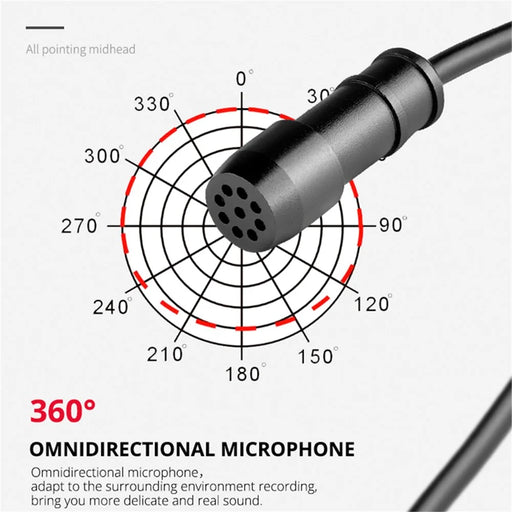 YELANGU MY2-C Clip-on Lapel Mic Mini Recording Microphone for Android Type-C Device (YLG9926B-C) - 2
