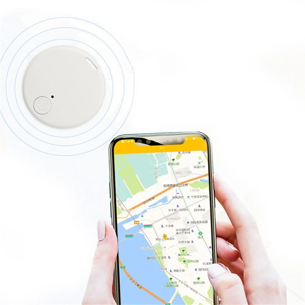 Y-02 Anti-lost Alarm Smart Tag Round Wireless Bluetooth-compatible 5.0 Tracker Wallet Key Finder Locator - Black - 4
