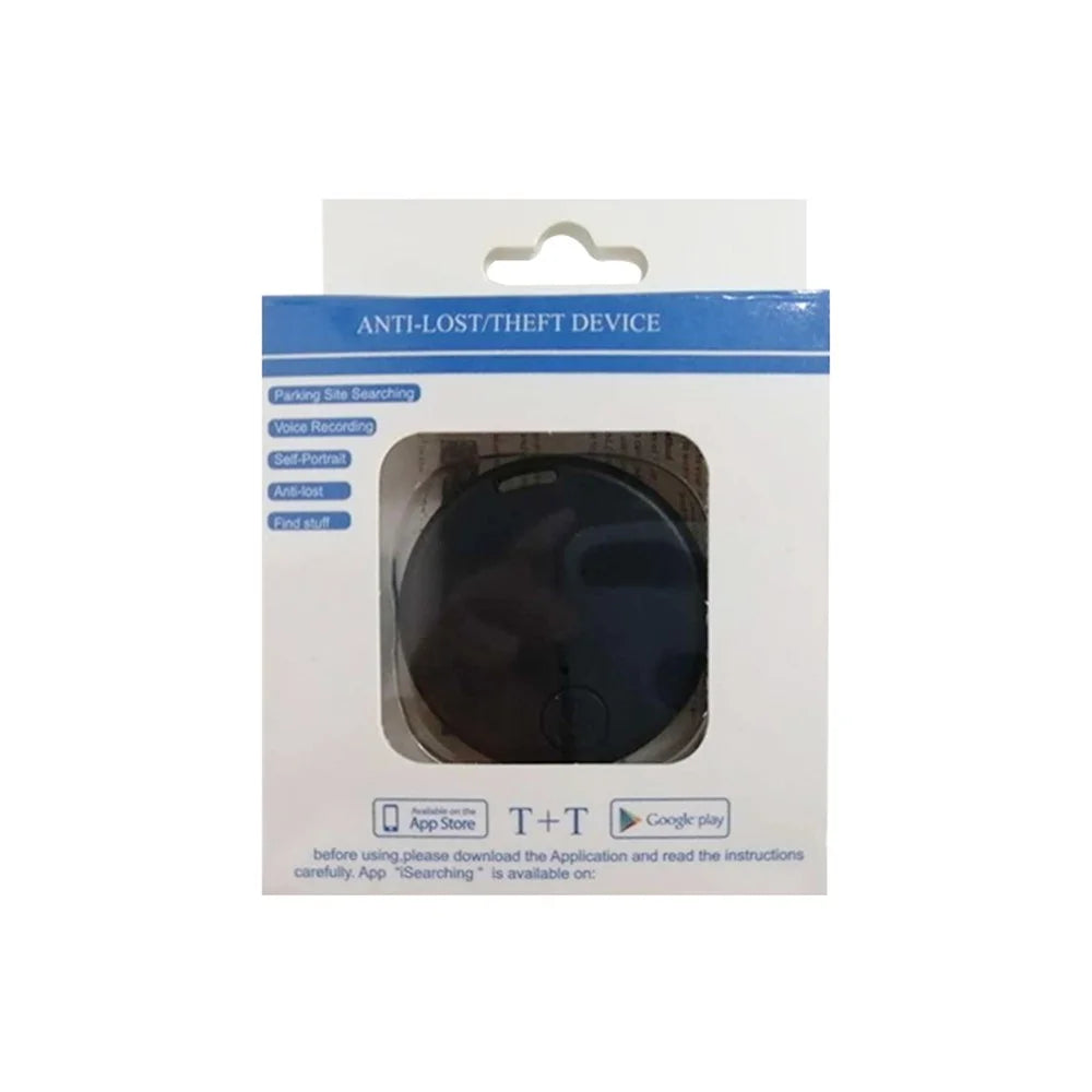 Y-02 Anti-lost Alarm Smart Tag Round Wireless Bluetooth-compatible 5.0 Tracker Wallet Key Finder Locator - Black - 7
