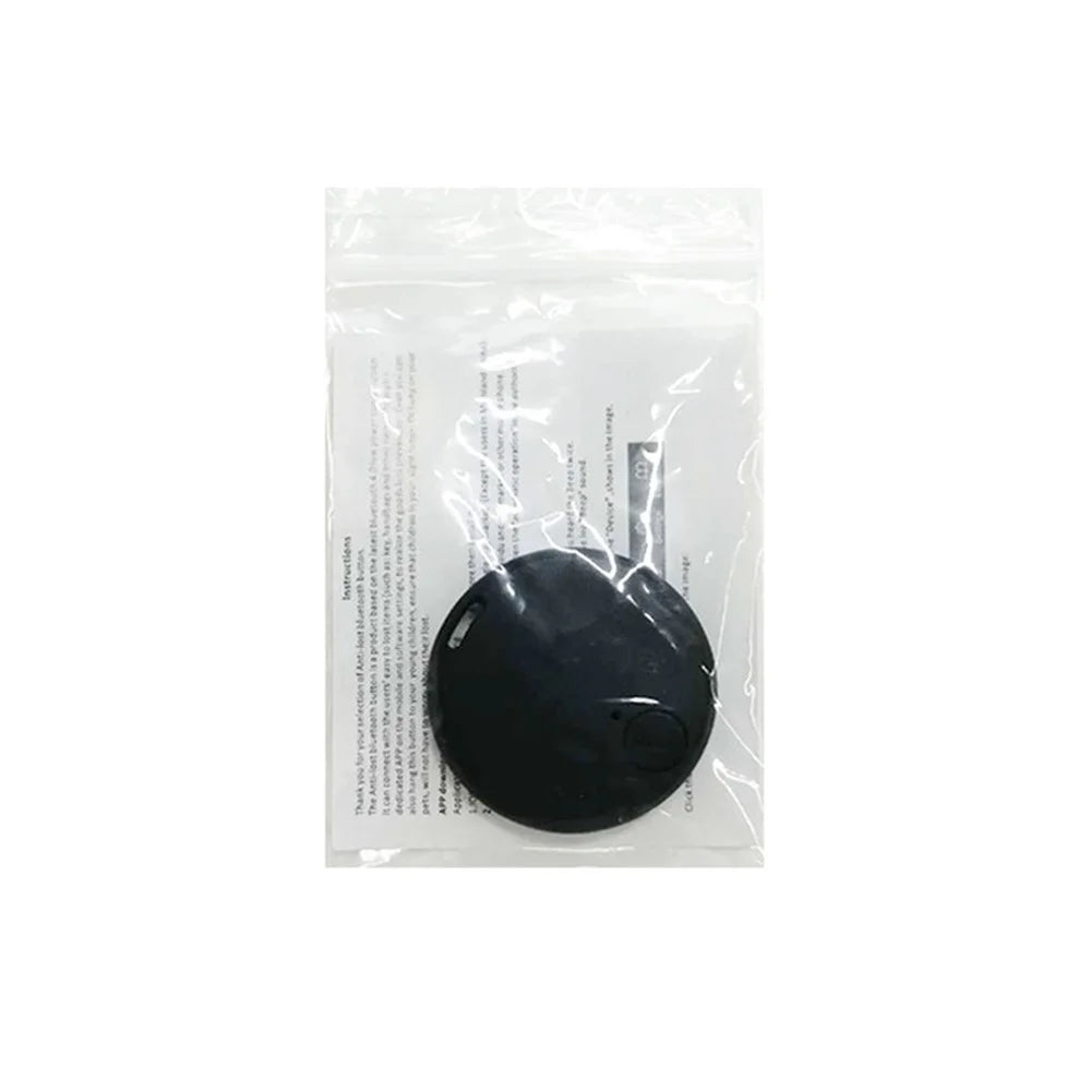 Y-02 Portable Bluetooth-compatible 5.0 Smart Tag Anti-Lost Tracker Wireless Key Tracker Round Finder - Black - 7