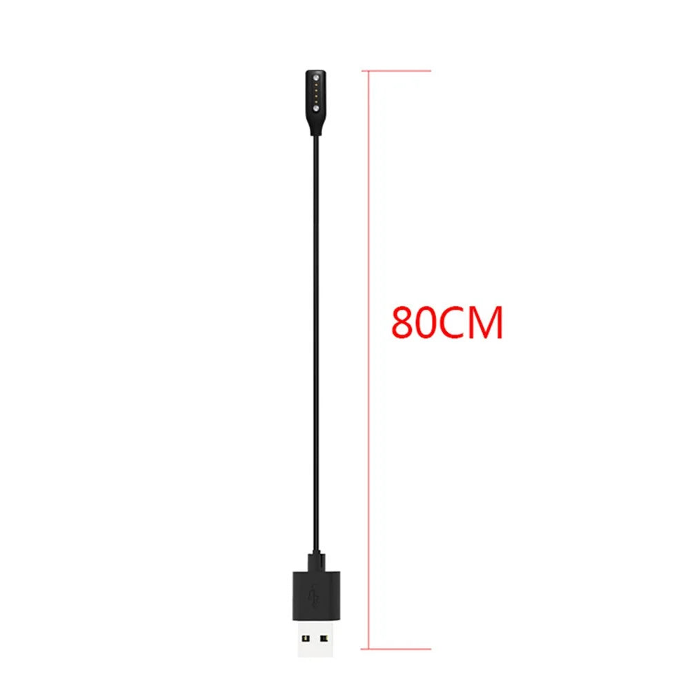 80cm USB Charger Adapter Magnetic Charging Cable Power Charge Cord for Bose Frames Alto Smart Glasses - 4