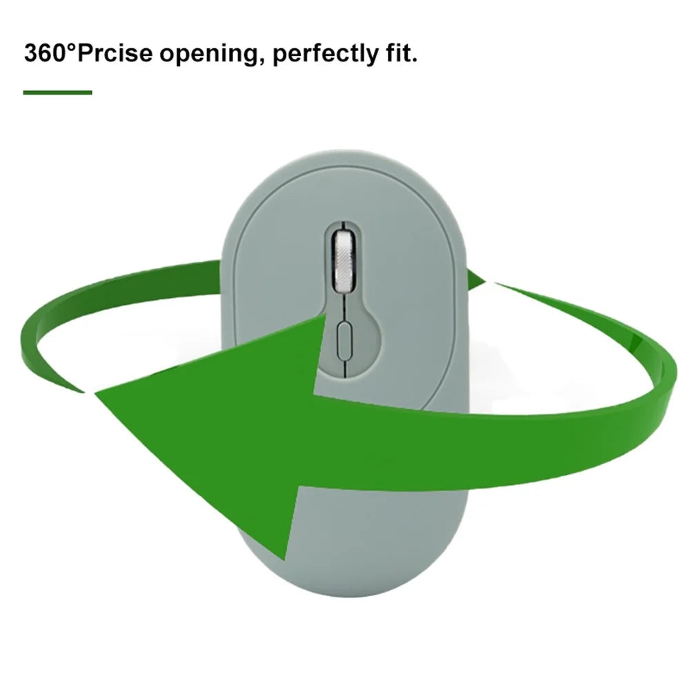 Smart Wireless Mouse Anti-drop Silicone Cover Protective Case for iFLYTEK Lite - Grey - 2