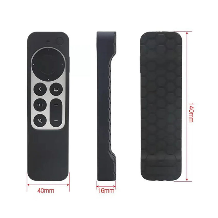 Anti-drop Remote Controller Silicone Protective Sleeve Cover for Apple TV HD/4K - Red - 3