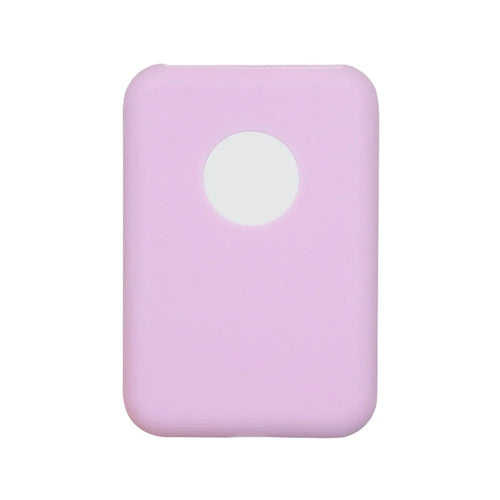 Silicone Anti-slip Anti-drop Protective Cover Case for Apple MagSafe External Battery Magnetic Charger - Purple - 1