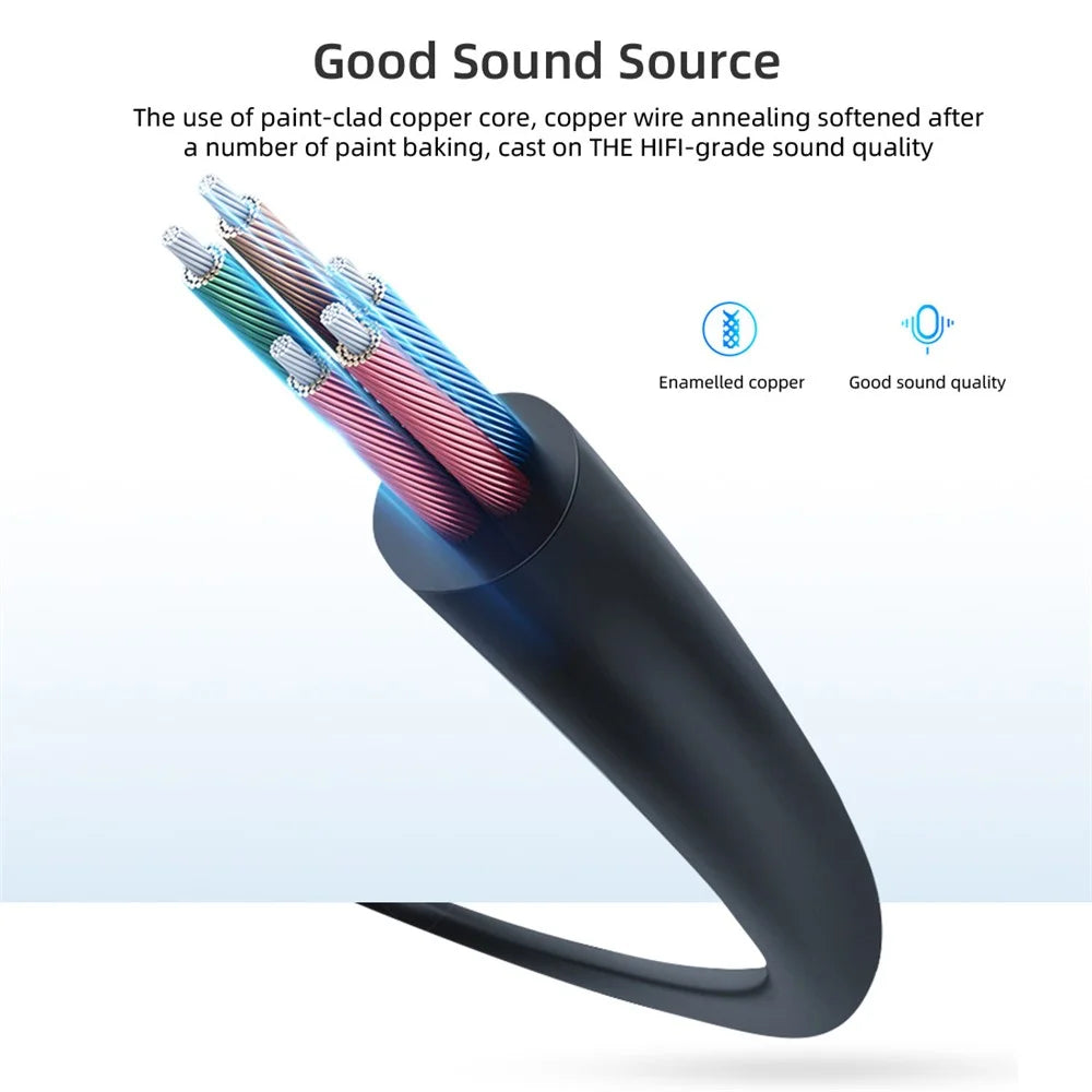035 3.5mm to Dual 6.35mm/6.5mm Male to Male AUX Audio Cable for Phone MP3 Speaker 1.8m - 5
