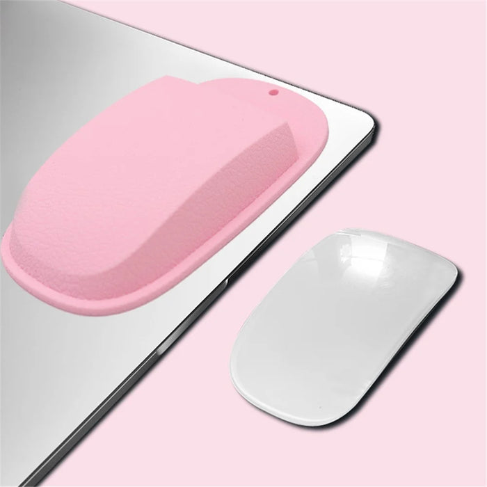 Wireless Mouse Adhesive Soft Silicone Protective Cover Case for Apple Magic Mouse 1/2 - Pink - 1