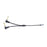3.5mm Female to Dual 6.35mm Male Elbow Y Splitter Cable Audio Conversion Cord - 1