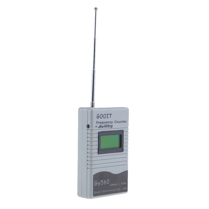 GY-560 Portable Handheld Interphone Frequency Meter Counter DCS Radio Signal Frequency Tester - Grey - 4