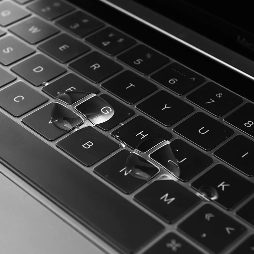 WIWU Ultra Thin Clear Dustproof Waterproof Keyboard Skin Protector Cover for MacBook Pro 14inch 2021 - 7