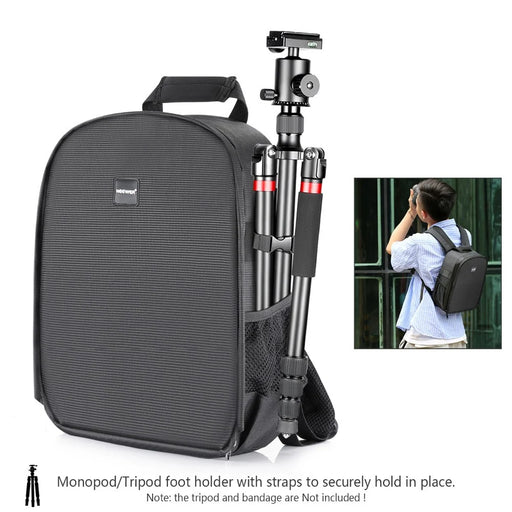 NEEWER Large Storage Space Travel Backpack Multifunctional Protective Bag Case Camera Shoulders Backpack - Grey - 2