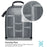 NEEWER Large Storage Space Travel Backpack Multifunctional Protective Bag Case Camera Shoulders Backpack - Grey - 4