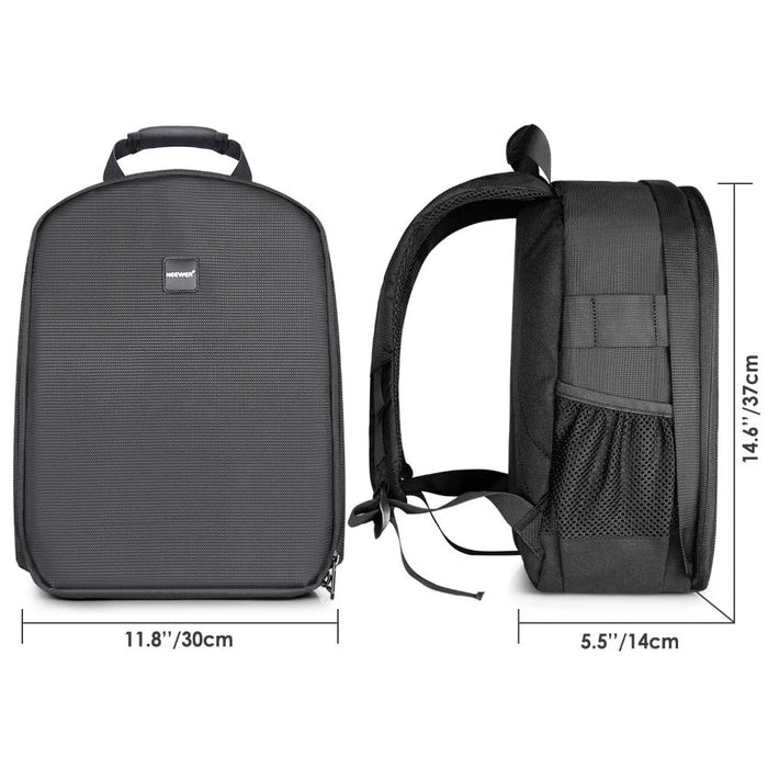 NEEWER Large Storage Space Travel Backpack Multifunctional Protective Bag Case Camera Shoulders Backpack - Grey - 7