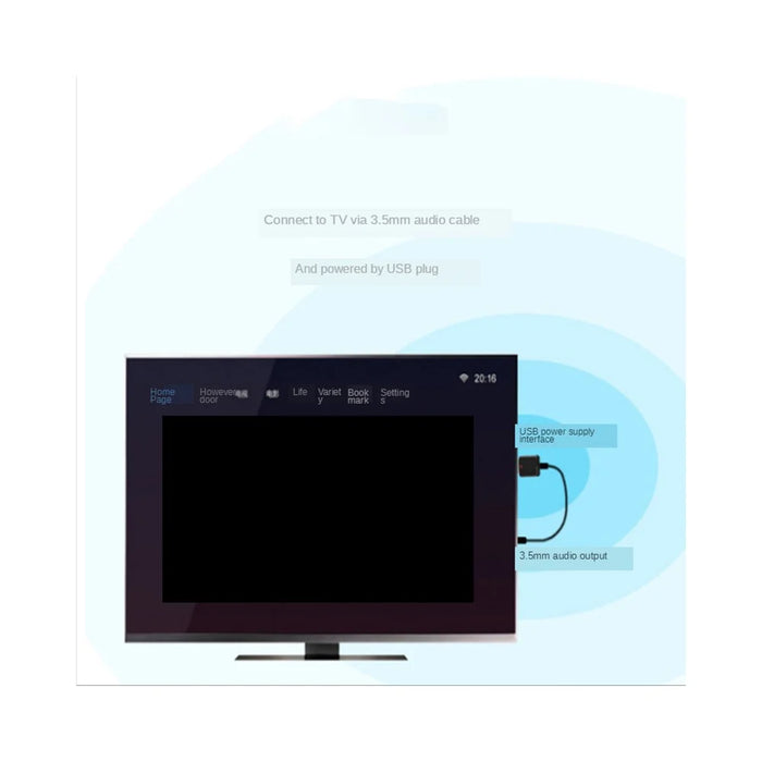 ZF169 Bluetooth-compatible Audio Transmitter Receiver Combo USB Bluetooth-compatible Audio Adapter for TV/Computer/PC - 4