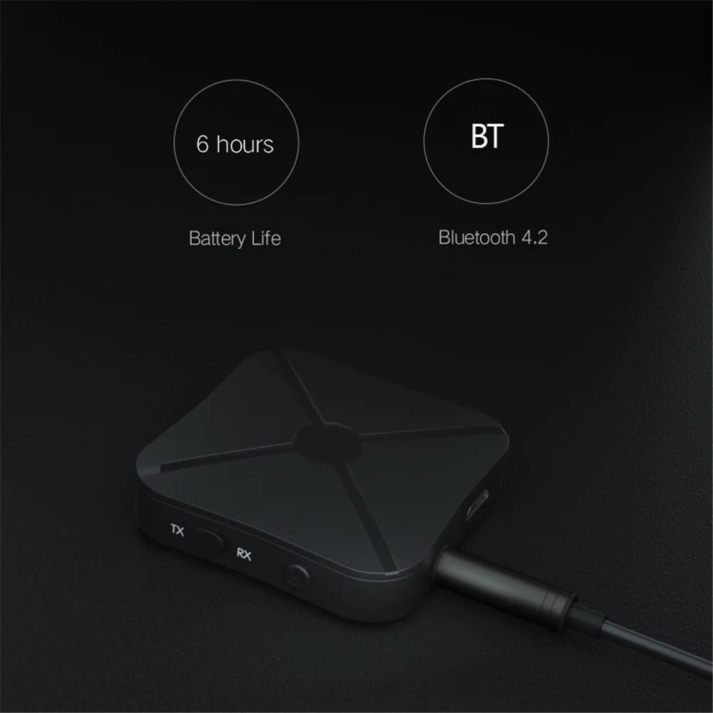 KN319 2 in 1 Bluetooth-compatible Receiver Transmitter 3.5mm AUX Bluetooth-compatible Audio Adapter TV Computer Audio Wireless Receiver - 6