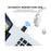A4 5.0 Bluetooth-compatible Transmitter Desktop Computers USB Bluetooth-compatible Adapter for Bluetooth-compatible Headset Earbuds Speaker - 5
