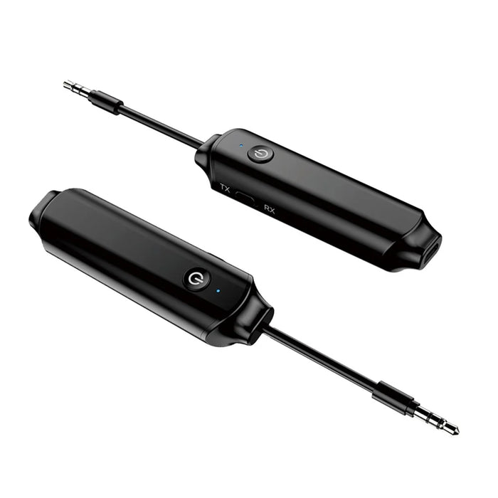B12 Bluetooth-compatible 5.0 Transmitter Receiver Rechargeable 3.5mm Aux Audio Adapter for PC TV Car - 1
