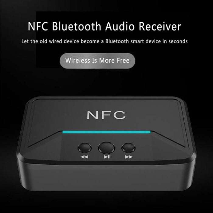BT200 NFC 5.0 Bluetooth-compatible Receiver A2DP AUX 3.5mm RCA Jack USB Smart Playback Stereo Audio Wireless Adapter for Car Kit Speaker - 4