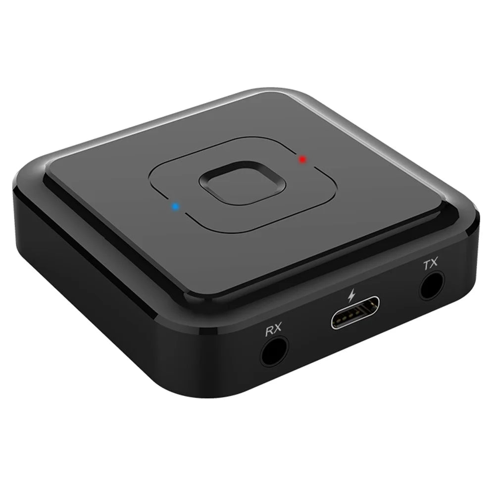 BT-22 Bluetooth-compatible 5.1 Audio Receiver Transmitter with Microphone 3.5mm AUX RCA Jack Wireless Stereo Adapter Car Headphone USB Dongle - 1