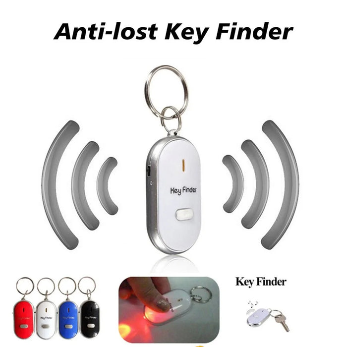 Wireless Smart Key Finder Anti-lost Portable Keychain Tracker Lightweight Item Locator - Black - 2