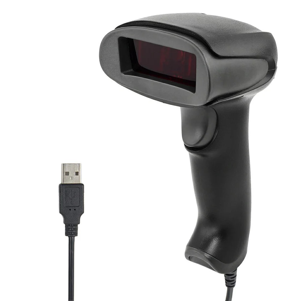 NETUM F6 Cordless Portable Laser Bar Code Scanner Handheld Barcode Scanner Reader for Supermarket Warehouses - 1