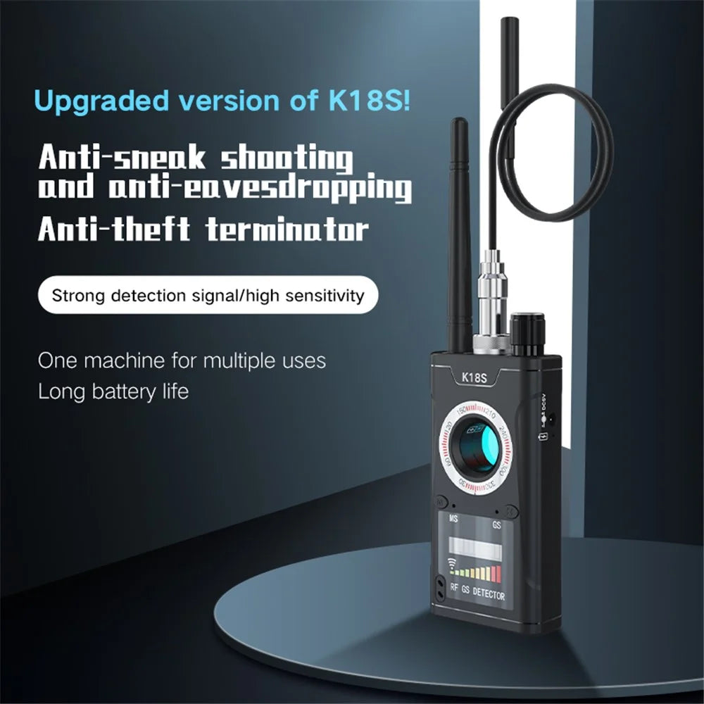 K18s Anti-sneak Shooting Anti-eavesdropping Wireless Signal Detector Anti-Monitoring Anti-Positioning RF Detector, US Plug - 2