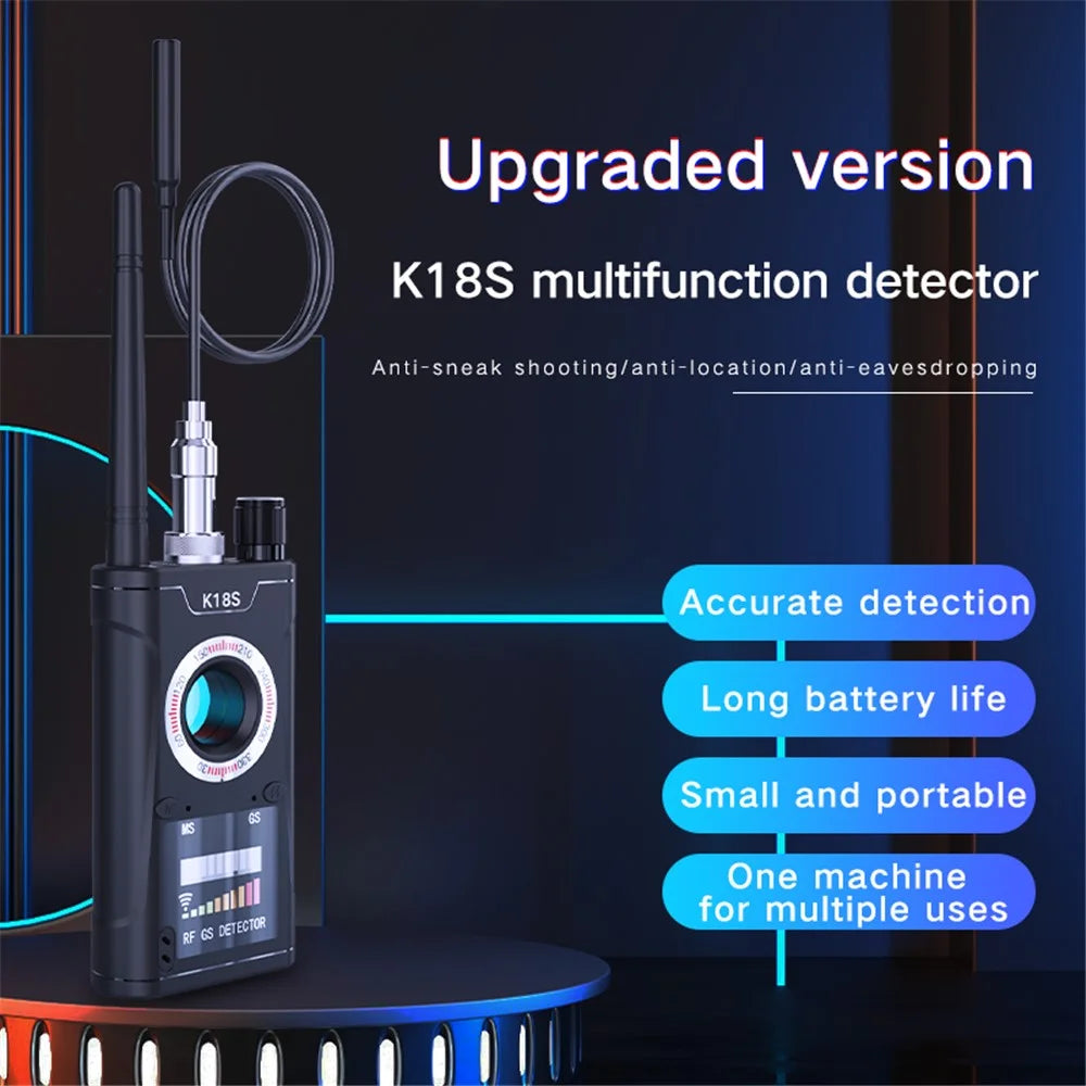 K18s Anti-sneak Shooting Anti-eavesdropping Wireless Signal Detector Anti-Monitoring Anti-Positioning RF Detector, US Plug - 3