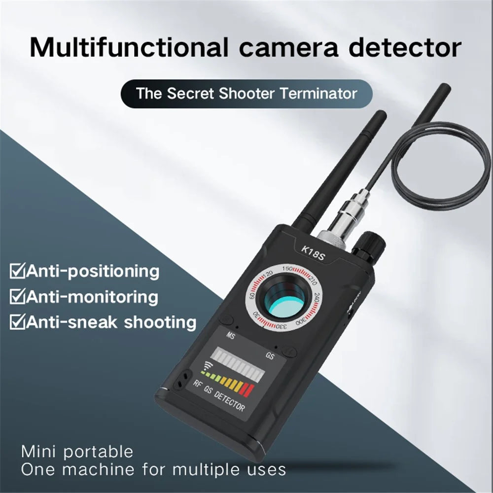 K18s Anti-sneak Shooting Anti-eavesdropping Wireless Signal Detector Anti-Monitoring Anti-Positioning RF Detector, US Plug - 4