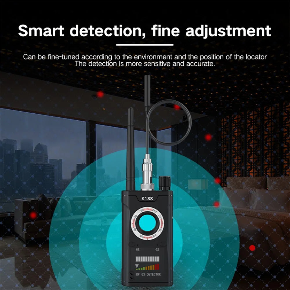 K18s Anti-sneak Shooting Anti-eavesdropping Wireless Signal Detector Anti-Monitoring Anti-Positioning RF Detector, US Plug - 5