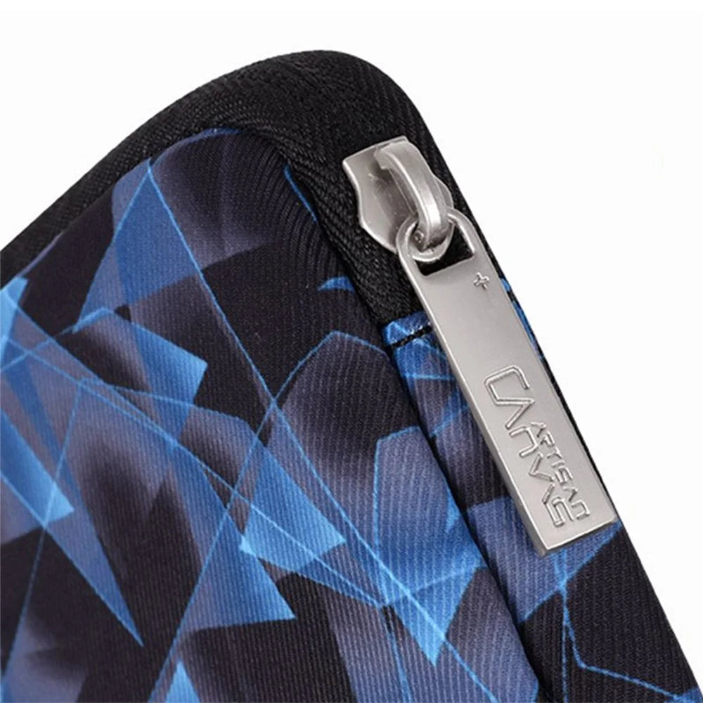 CANVASARTISAN H11-S21 Diamond Pattern Printed Electronics Digital Accessories Polyester Storage Bag Pouch for USB Data Cable Headphone Charger - 5