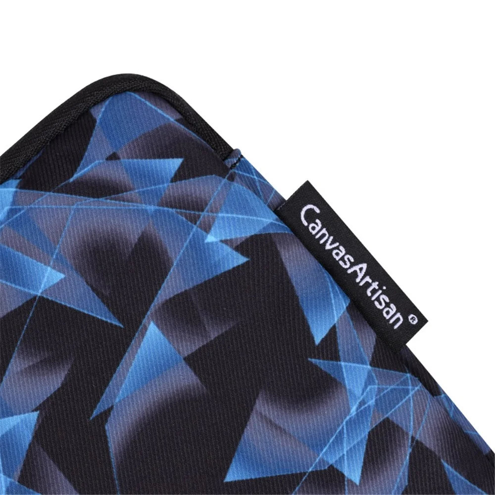 CANVASARTISAN H11-S21 Diamond Pattern Printed Electronics Digital Accessories Polyester Storage Bag Pouch for USB Data Cable Headphone Charger - 6