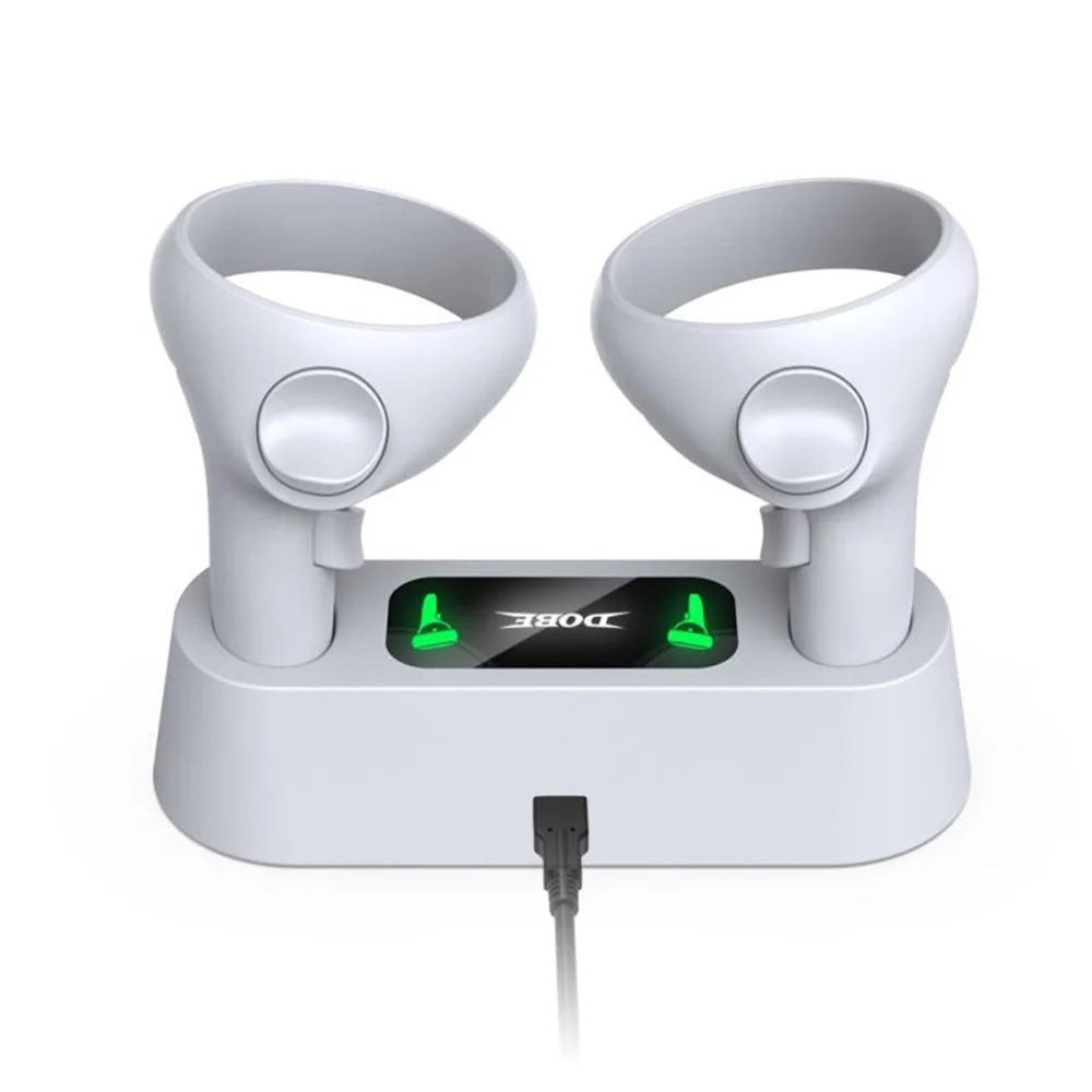 DOBE TY-18170 Charging Dock Station Dual Controller Charger Holder Base for Oculus Quest 2 VR Accessories - 6