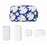 CANVASARTISAN H34-S11 Chrysanthemum Pattern Polyester Zipper Earphone Charger Mouse Case Digital Accessories Storage Bag - 4