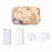 CANVASARTISAN G3-S11 Nautical Chart Map Pattern PU Leather Digital Accessories Storage Bag Case for Charger Mouse Cable - 4