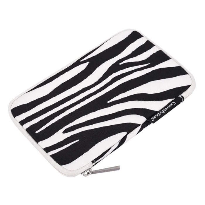 CANVASARTISAN H33-S21 Zebra Stripes Polyester Digital Accessories Storage Bag Power Bank Phone Charger Mouse Storage Case - 2