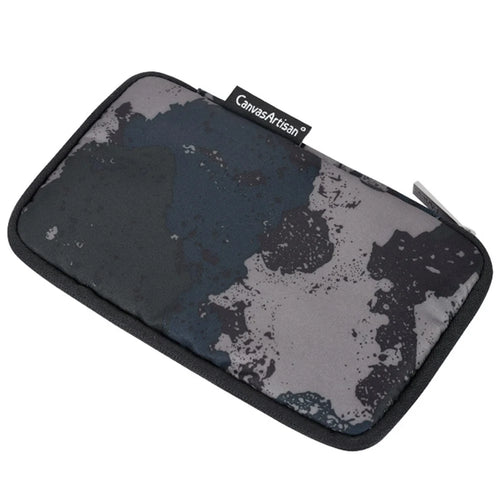 CANVASARTISAN H7-S21 Camouflage Style Electronic Organizer Small Travel Organizer Bag Hard Drives Cables Phone Pouch - Grey - 1