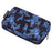CANVASARTISAN H11-S11 Polyester Small Storage Case Diamond Textured Design Phone Mouse Carrying Bag Digital Accessories Pouch - Blue - 3