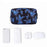 CANVASARTISAN H11-S11 Polyester Small Storage Case Diamond Textured Design Phone Mouse Carrying Bag Digital Accessories Pouch - Blue - 6