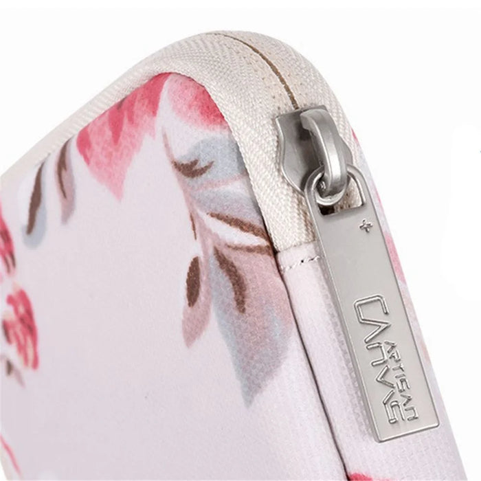 CANVASARTISAN H10-S21 Flower Printing PU Leather Digital Accessories Storage Bag Case for Phone Earphone Data Cable - 7