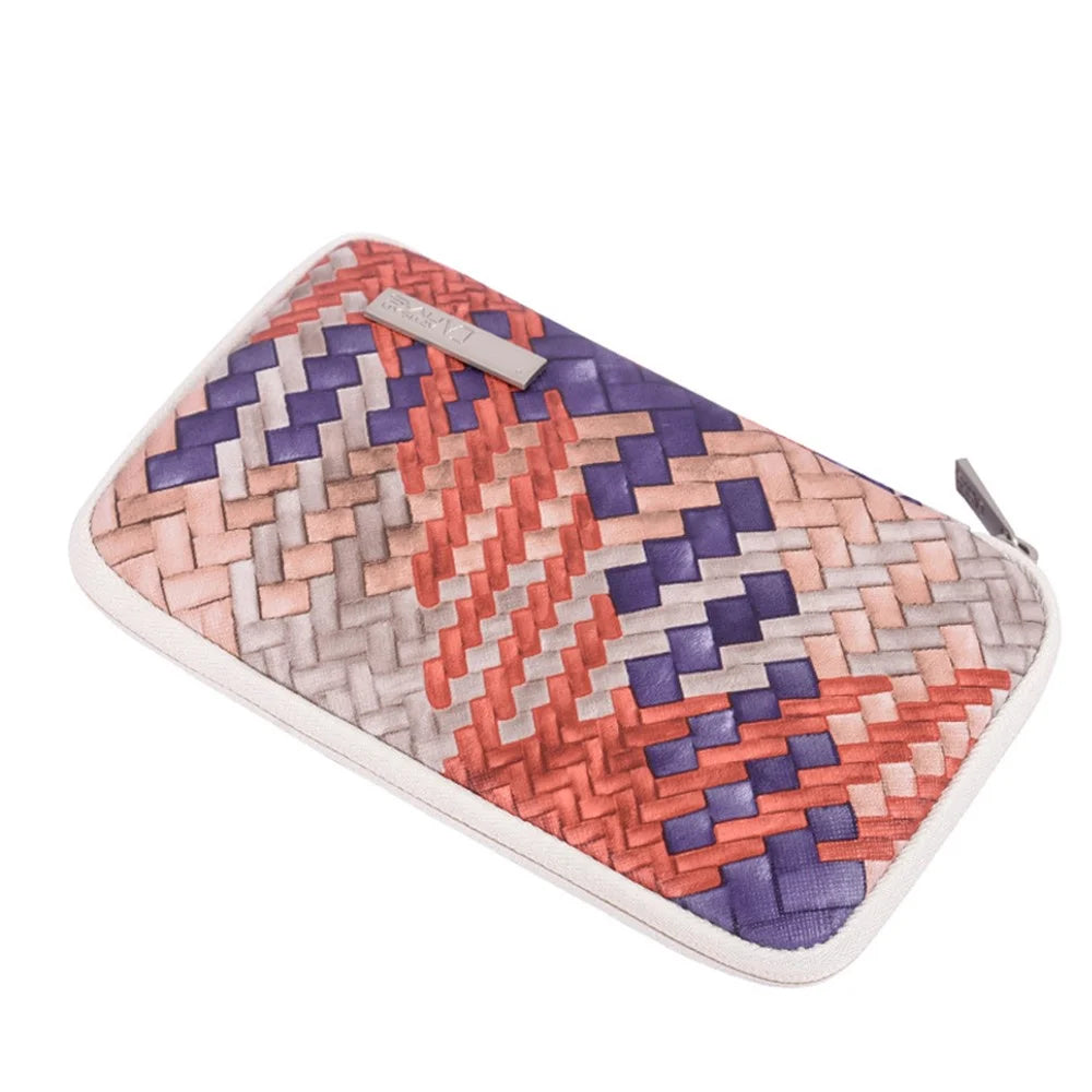 CANVASARTISAN G5-S21 Woven Texture PU Leather Digital Accessories Storage Bag Earphone Power Bank Charger Carrying Case - 3